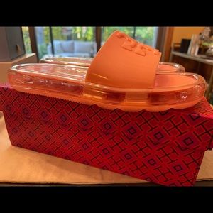 Tory Burch Jelly Shoes Pink Salt Size 9